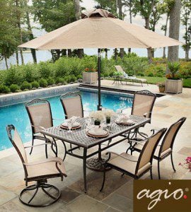 timber folding bar and stools